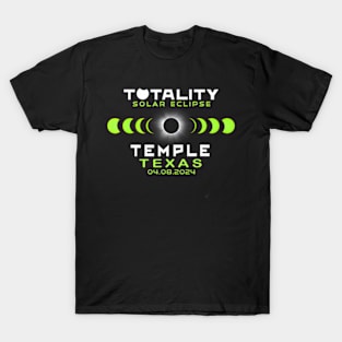 Temple Texas Total Solar Eclipse 2024 T-Shirt